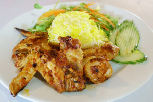 Chicken with Saffron Rice at Tropika Restuarant